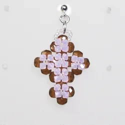 Pierces - Silver brass - Earrings Serina - Pierces - Silver brass - Laiton argenté
